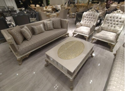Premium Living room Furniture Sofa set Elegant new Sofa 3 Seater Armchair
