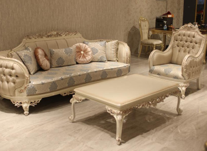 Stylish Luxurious 3-Seater Sofa Living room Armchair Noble Furniture new