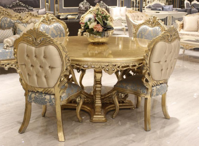 Suite 6 Chairs Set Dining room Designer Wood Chair Antique Style Luxury Chairs new