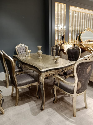 exclusive s Dining room 4x Chairs Contemporary Chairs gray Dining room Chairs