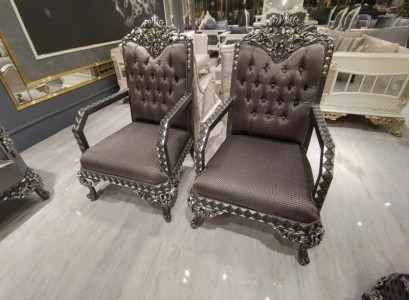 Luxurious Comfort able Living room Armchair modern Armchair Stylish Brown