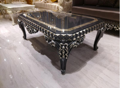 Design Luxury Coffee table Living room Coffee table Modern Wood Coffee table