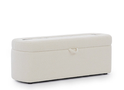 Bedroom Furniture White Stool Designer Bench seat Upholstery Storage Chest