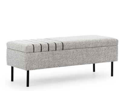 Modern Gray Bedroom Bench seat Luxurious bed bench wooden frame new