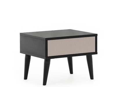 Black Bedside Table with Drawer Bedroom Furniture High Quality Furniture