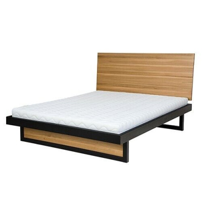 Design Wooden bed xxl 180x200cm Bed Double bed Real wood Bedroom Hotel Beds