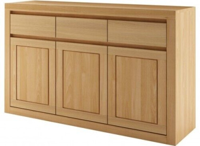 Designer Chest of drawers Solid wood Chests of drawers Wardrobe Cabinets Real Wood Oak 140x90cm