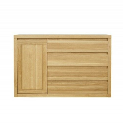 Sideboard Chest of drawers Solid wood Cabinets Real Wood 140x90cm Chests of drawers Wardrobe Oak