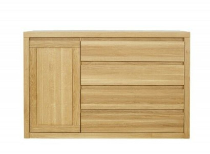 Sideboard Chest of drawers Solid wood Cabinets Real Wood 140x90cm Chests of drawers Wardrobe Oak