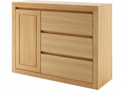 Landhfrom  Chest of drawers Solid wood Wardrobe Cabinets Real Wood Oak 140x90cm Chests of drawers