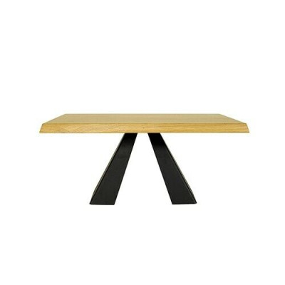 Design X Legs Coffee table Pine Solid Real Wood Furniture Side Table Tables