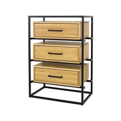 Designer Loft Chest of drawers Sideboard Wardrobe Living Room Shelf Luxury Metal Chests of drawers