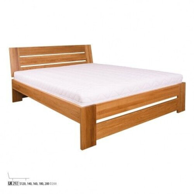 Bedroom Wooden bed Real Wood Bed Beds Hotel 140x200 Style Solid Furniture
