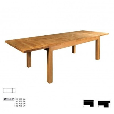 Dining room Dining table Massive Tables Furniture Table 140x90cm Real Wood solid wood new