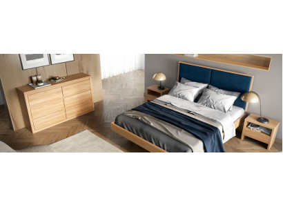 Solid wood Bed 180x200 Double bed Solid Real Hozbett VollWooden bed Beds new