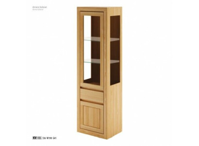 Glass showcase wooden cabinet Living room Wardrobe handmade Solid wood