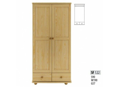 Wood Wardrobe Wardrobe Coat rack Bedroom Solid Wood Furniture Wood Cabinets