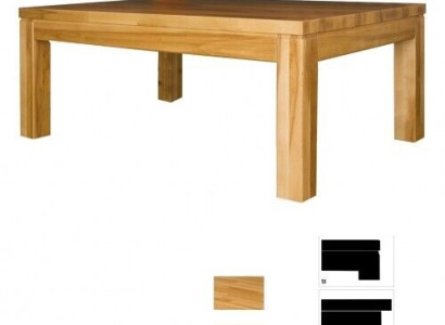 Side Table Coffee table Real Wood Solid Furniture Oak 100x70cm new Tables