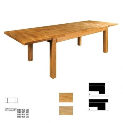 Dining table Wood Tables Living Dining Room Table 120x80 cm Solid wood Dining tables Real wood