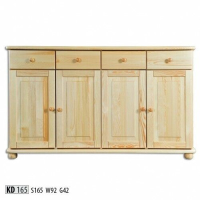 Chest of drawers 165cm Sideboard Wardrobe Sideboard Wood Wardrobe Furniture Chests of drawers Solid wood