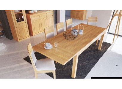 Dining table Wood Tables Living Dining Room Table Solid wood 120x90cm Dining tables Solid