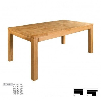 Dining table Wood Tables Living Dining Room Solid wood dining tables Real wood 120x80
