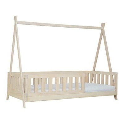 Wooden bed Real Wood Bed Beds Canopy Bed Hotel 90x200 Style Massive Furniture new