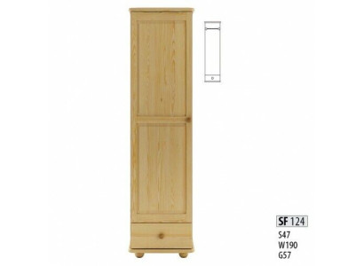 Wardrobe Bedroom Wood Cabinets Pine Wardrobe Solid Furniture
