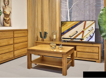 Side Table Coffee table Real Wood Solid Furniture Oak 120x80cm new Tables