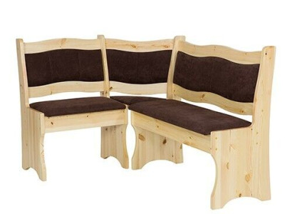 Corner bench Real wood pine Solid Wood Dining room Country house Handcraft corner benches new
