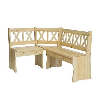 Corner bench wooden bench solid benches Kitchen Dining area Real wood Wood Furniture new corner seat