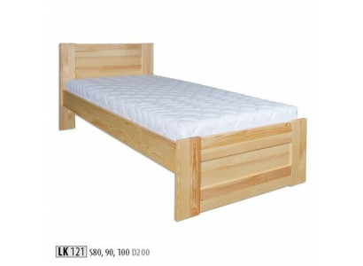 Bed Wood Solid Bedroom Beds 100x200cm Single Bed Solid Furniture Furniture