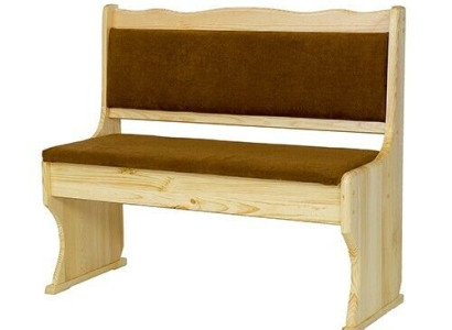 Wooden bench bench seat 100 cm solid pine wood furniture kitchen stool real wood