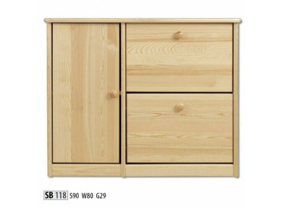 Shoe cabinet compartment Chest of drawers Real wood Solid Furniture Shoe tipper Shoe rack Shelf