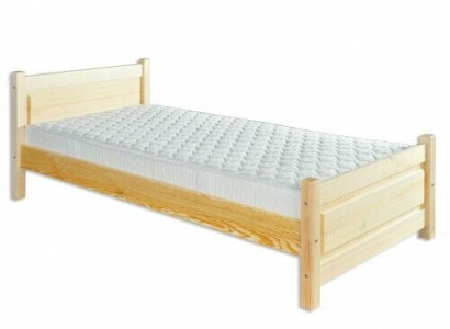VollWooden bed Real wood solidWooden bed 100x200 single bed senior bed Handcraft