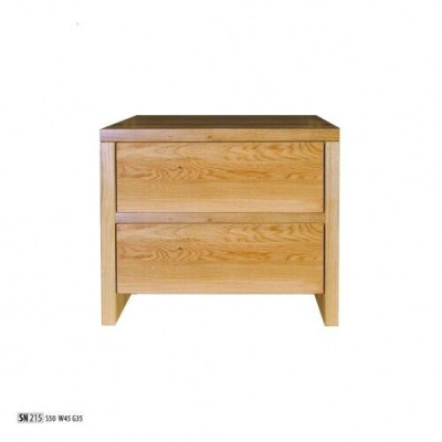 Bedside table Wood Bedside tables Consoles Night Country house style Oak Consoles