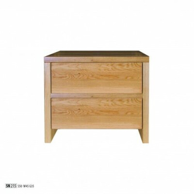 Bedside table Wood Bedside tables Consoles Night Country house style Oak Consoles