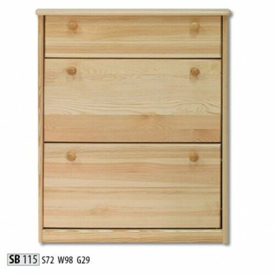 Shoe chest made from real wood handmade shoe tipper shoe chest made from 3 drawers