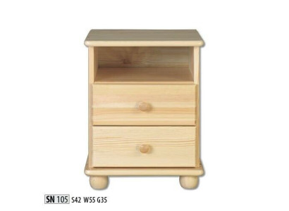 Solid Bedside table Wood Bedside tables Table Consoles Chest of drawers Country house style Consoles