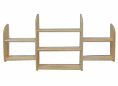 Wall shelf Wood Pine Solid 150x69cm solid wood wall shelf flower shelf hanging shelf