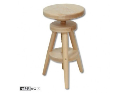 Swivel stool bar stool wood height adjustable seat furniture stool work stool new