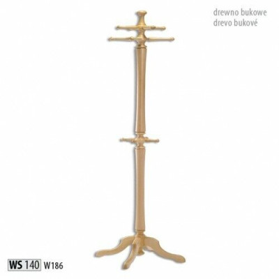 Coat stand Wood Clothes stand Coat rack hanger 186cm Modern stand