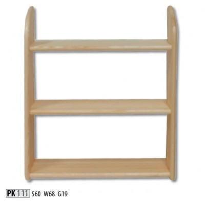Wall shelf Wood Pine Solid solid wood Wall shelf Flower shelf Hanging shelf Shelf new
