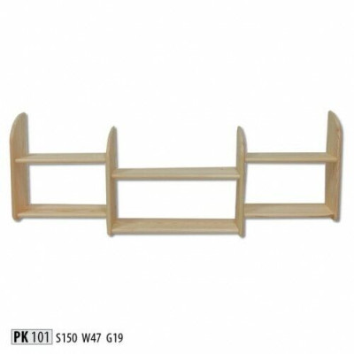 Bookshelf 150 * 19 * 47 cm Solid Wood Pine Solid Office Shelf Shelf Real Wood