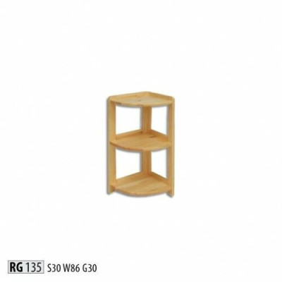 Corner Shelf Solid Wood Shelves Storage Wardrobe Solid Furniture 30x30x86cm new