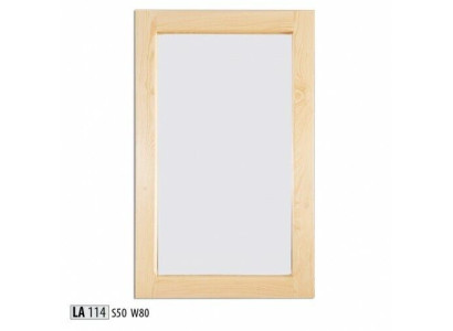 Handmade Mirror Real wood Solid Frame Pine Wall mirror 50 * 80 cm new