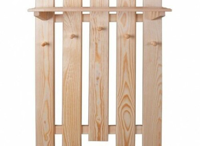 Coat rack wall coat rack with 5 hooks, wall panel, hallway coat rack, coat rack panel