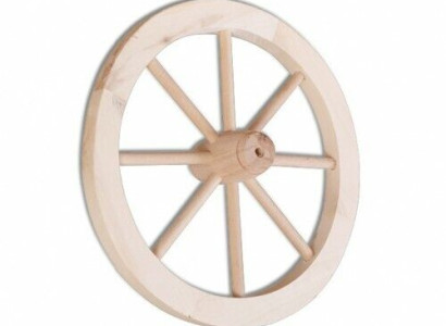 Dekorad wooden wheel Ø 30 cm spoke wheel wagon wheel garden decoration shop decoration solid wood