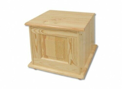Decorative box solid wood furniture wood furniture handcraft casket chest real wood 45x45cm