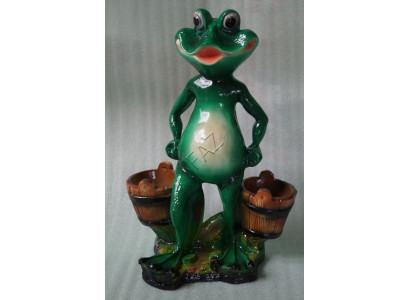 Design Vase Frog Sculpture Statue Statues Figures Sculptures Garden